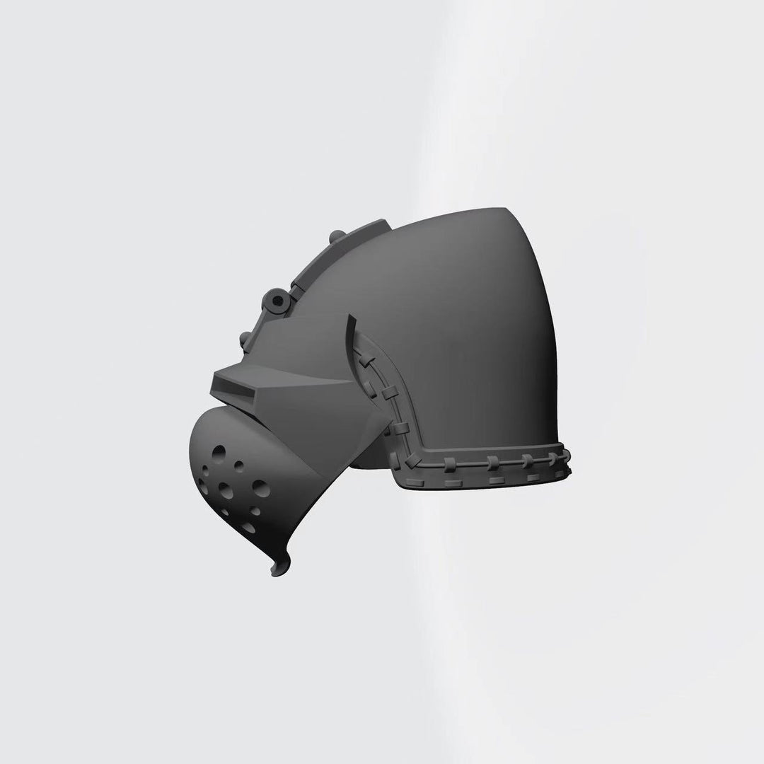 Bascinet with Klappvisors(ape-face)/ 翻盖中盔(猿型)