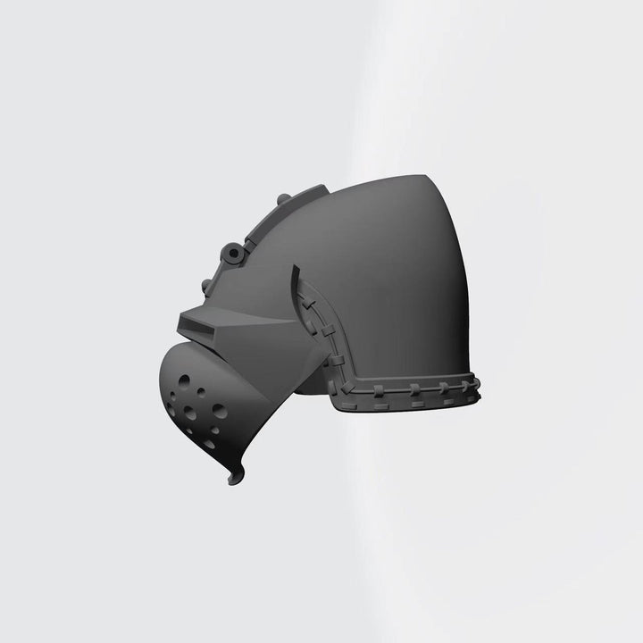 Bascinet with Klappvisors(ape-face)/ 翻盖中盔(猿型)