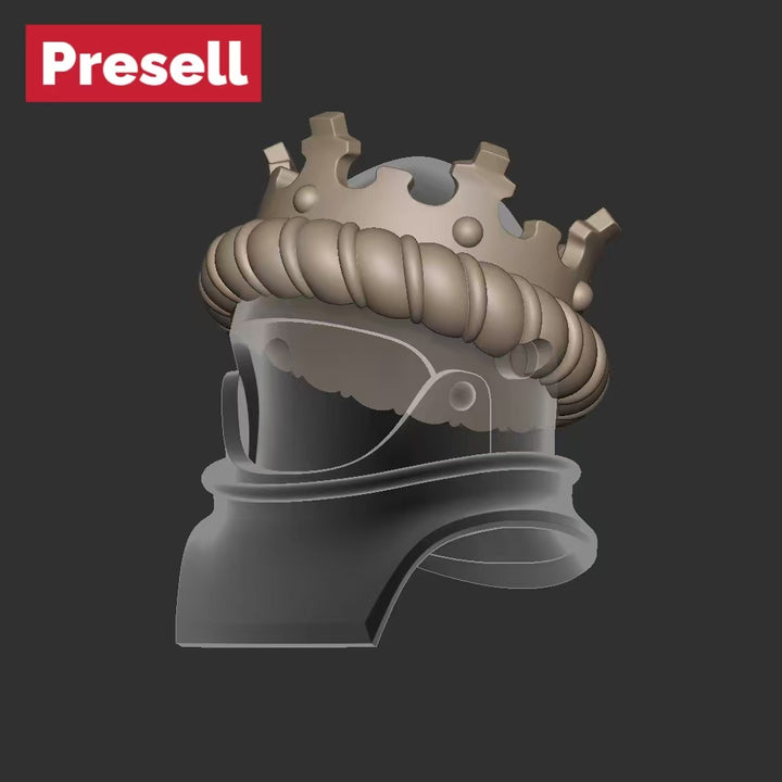 Orle with a crown 佩戴皇冠的奥尔