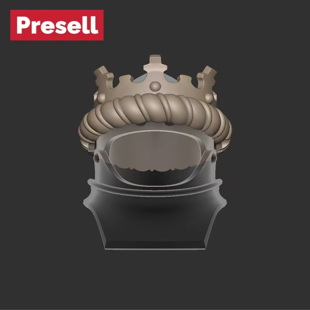Orle with a crown 佩戴皇冠的奥尔