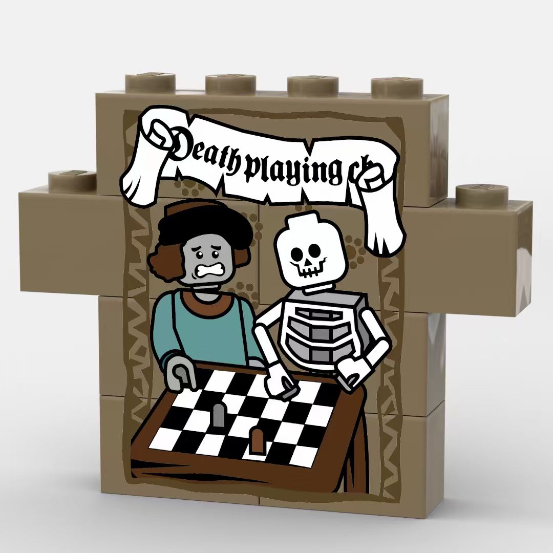 “Playing Chess with Death” Mural 与死神对弈（壁画）