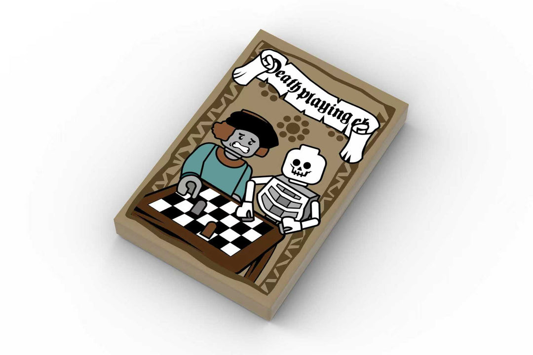 “Playing Chess with Death” Painting 与死神对弈（饰画）