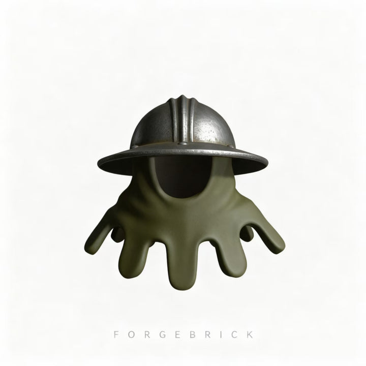 Kettle Helmet A（Long-helmet cloth）碟盔-长条盔布