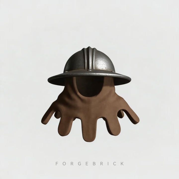 Kettle Helmet A（Long-helmet cloth）碟盔-长条盔布