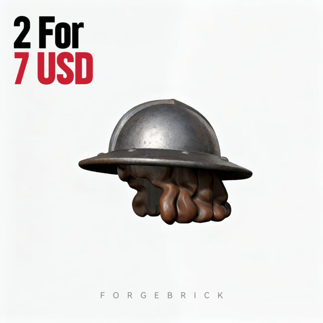 Kettle Helmet A（Hair）锅盔-头发款