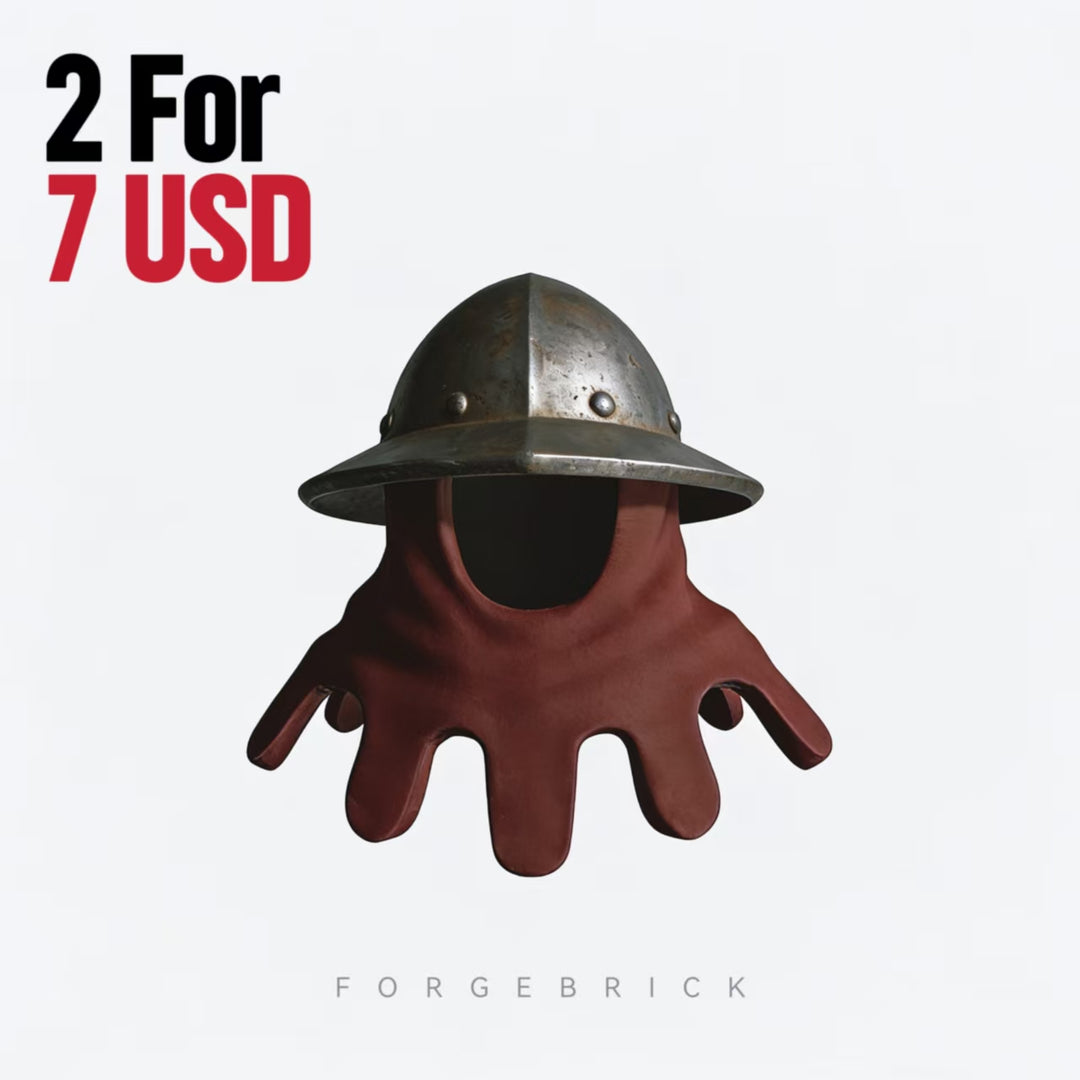 Kettle Helmet B（Long-helmet cloth）锅盔-长条盔布