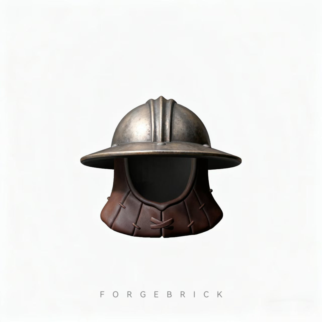 Kettle helmet A with Padded Armor 布甲碟盔