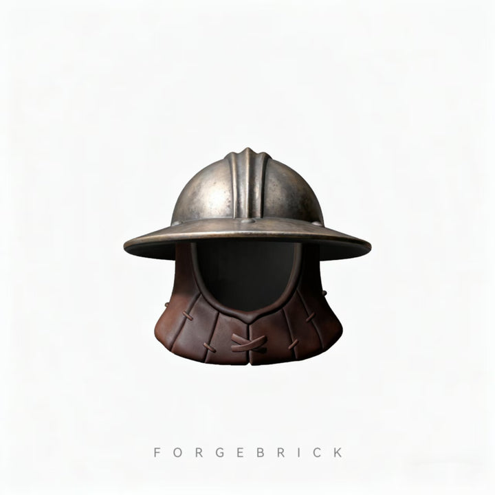 Kettle helmet A with Padded Armor 布甲碟盔