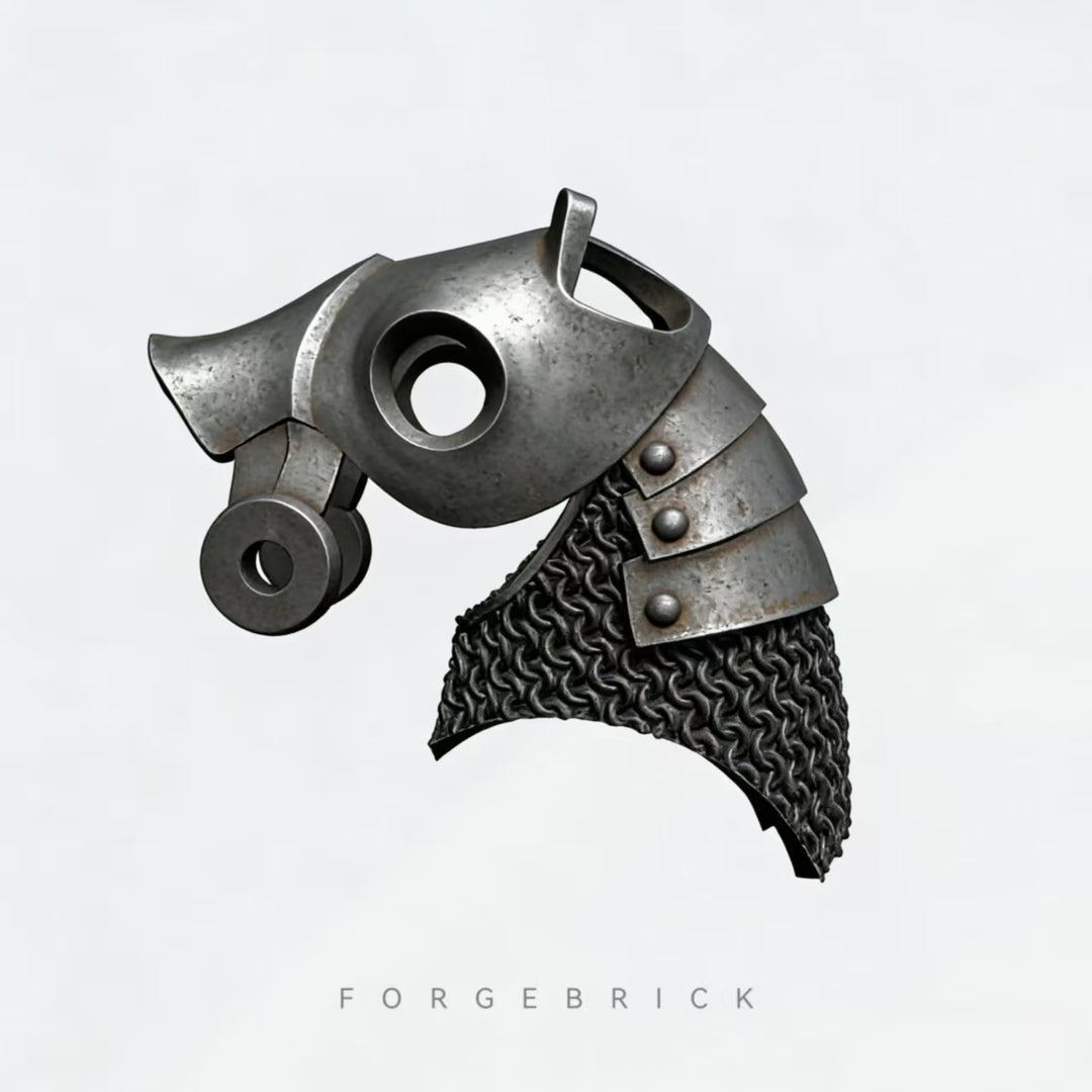 Blind shaffron & Chainmail 马面具和链甲