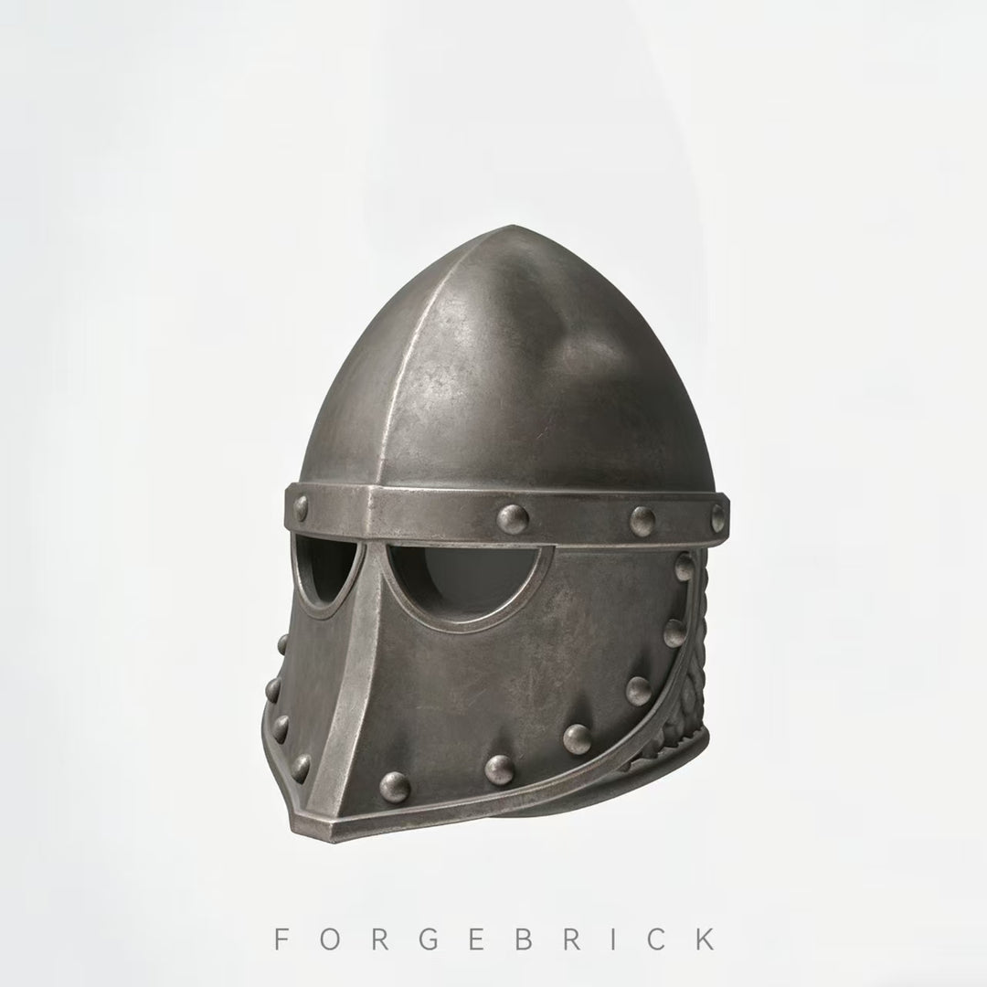 Early Enclosed Helmets-Chain mail 早期覆面盔/链甲