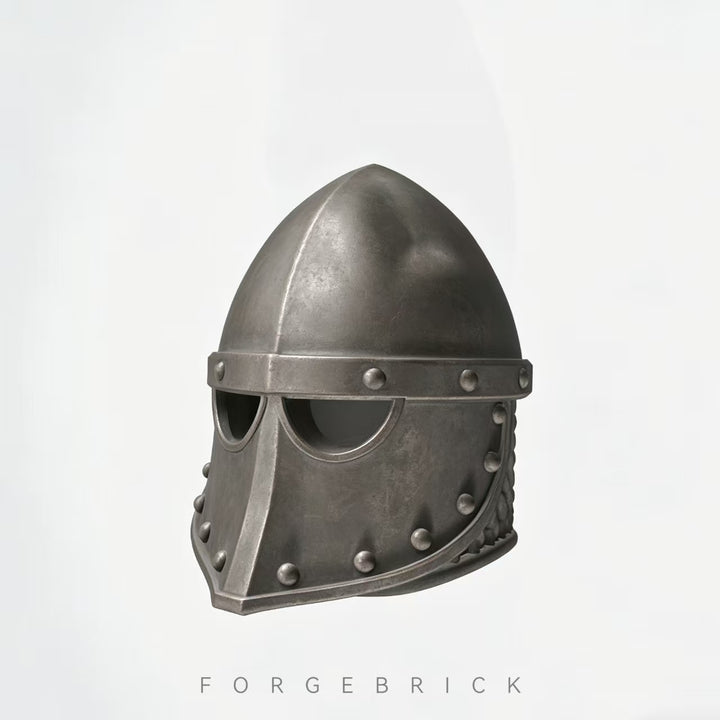 Early Enclosed Helmets-Chain mail 早期覆面盔/链甲