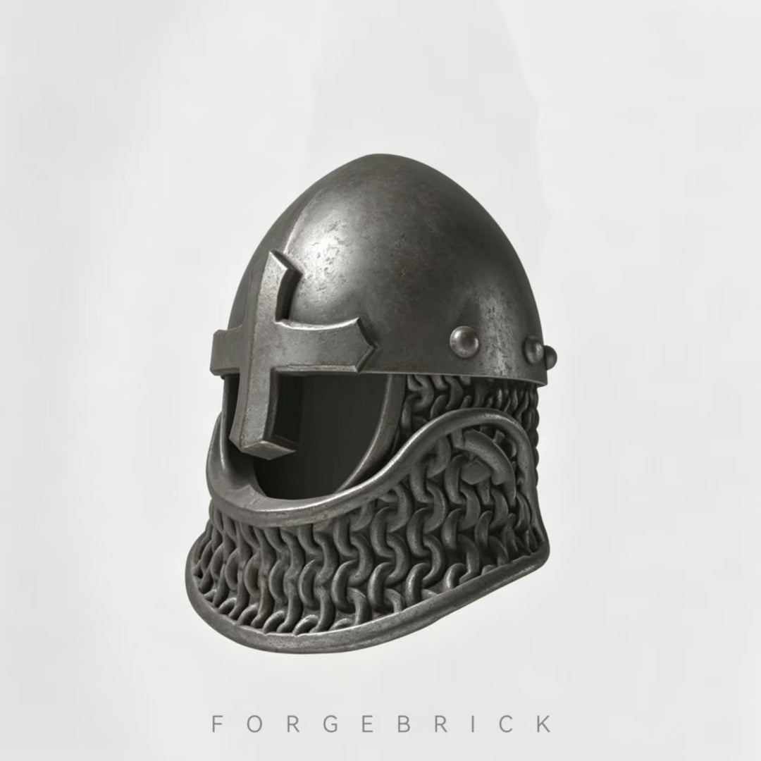 Norman helmet - Neck chain 诺曼盔/覆脖链甲