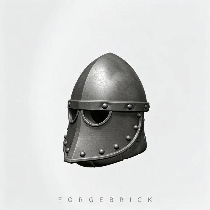 Early Enclosed Helmets-Linen 早期覆面盔/布甲