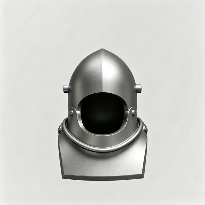 Bascinets| Bevors with gorget（includes Visor）/ 带顶饰的护喉中盔和护颈甲（配面罩）/ Compatible Lego Figures