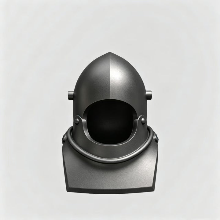 Bascinets| Bevors with gorget（includes Visor）/ 带顶饰的护喉中盔和护颈甲（配面罩）/ Compatible Lego Figures